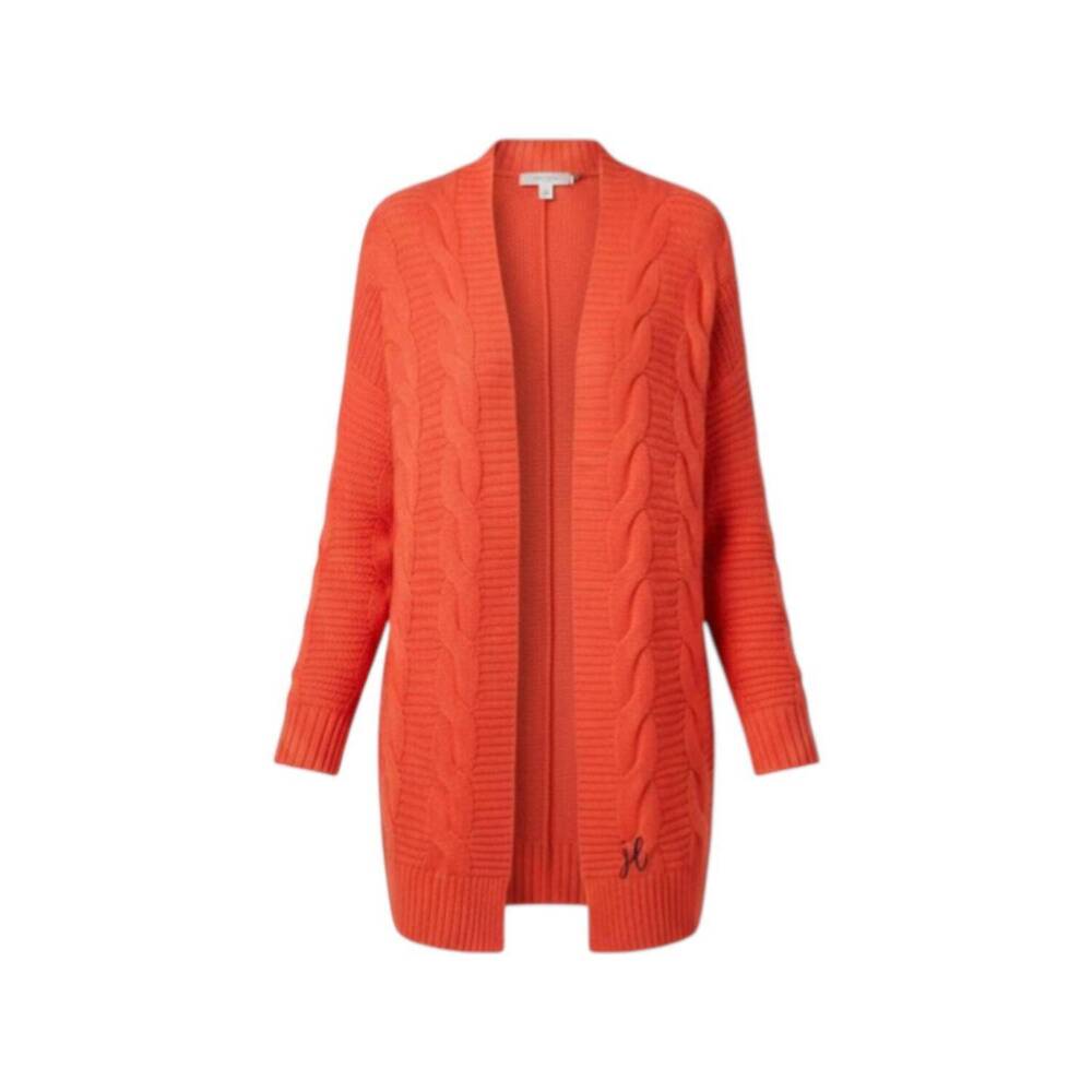 NEW JESS LEA women's you happy cardigan in orange